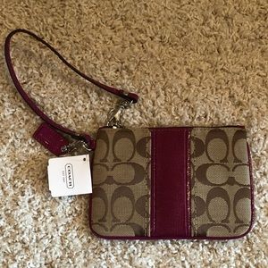 NWT Coach wristlet
